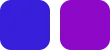 Echantillon Couleurs : Bleu électrique et violet